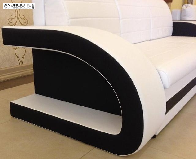 Sof&aacute; cama Hilda con chaise longue