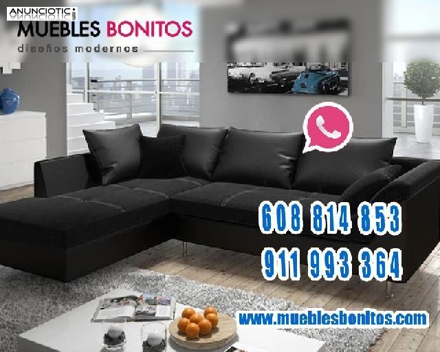 Sof&aacute; Color negro Ref 3065