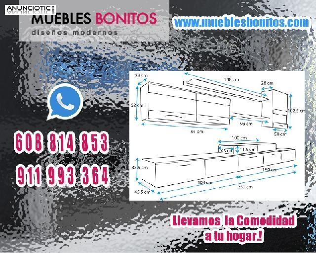 Mueble de sal&oacute;n Claudia Moderno