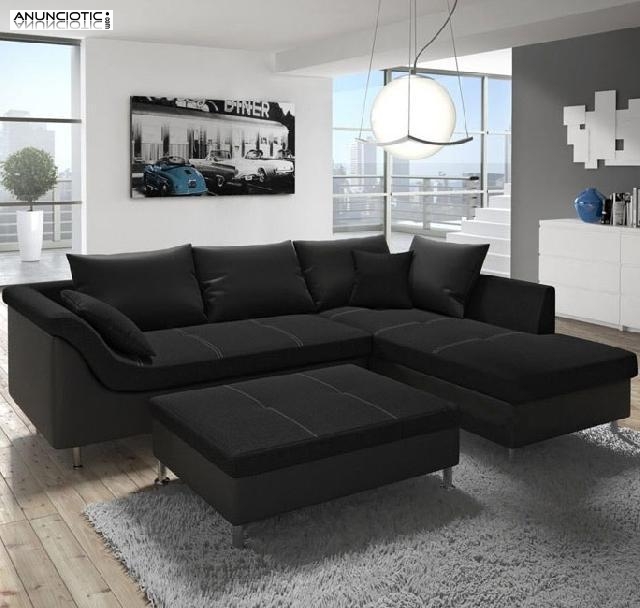 Sof&aacute; Judit negro/negro con chaise