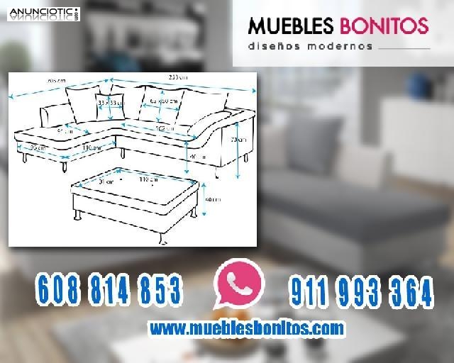 Estilo vanguardista sof&aacute; Judit