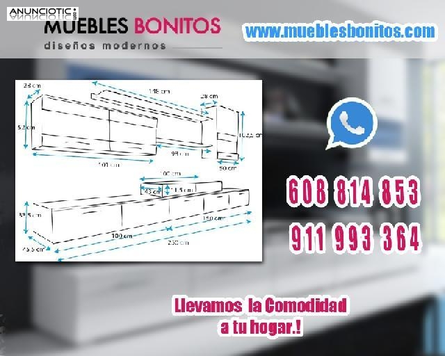 Mueble de sal&oacute;n blanco