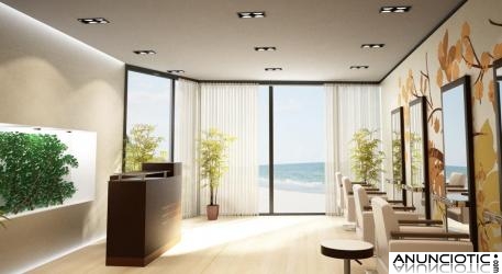 Mobiliario para peluquer&iacute;as:espejos,sillas,mostradores,conjunto