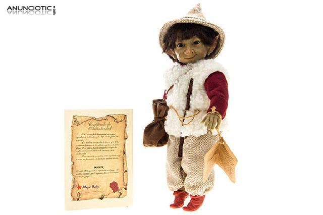Mu&ntilde;eco de elfo con caja original y certificado
