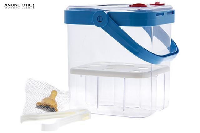 Esterilizador biberones chicco  + 1 biber&oacute;n