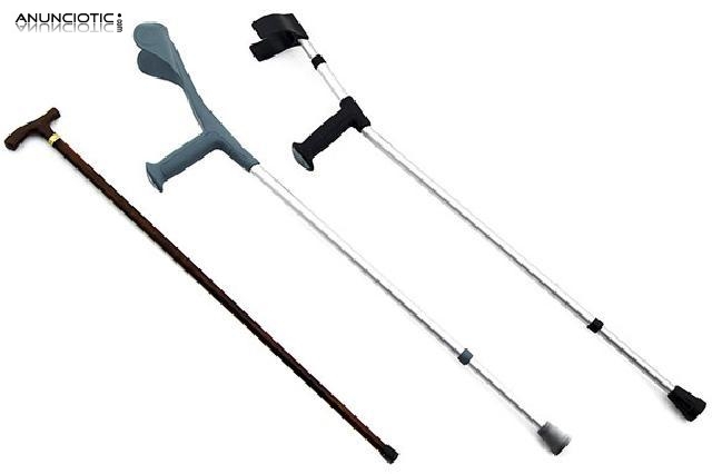 Pack 2 muletas + 1 bast&oacute;n