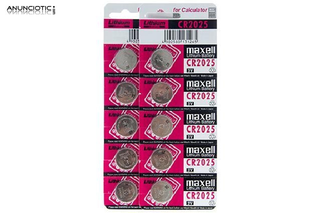Pack 2 bl&Iacute;sters de pilas 10 uds cr2025