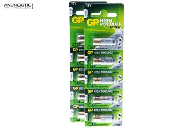 Pack 2 bl&Iacute;sters de pilas  10 uds 23ae 12v