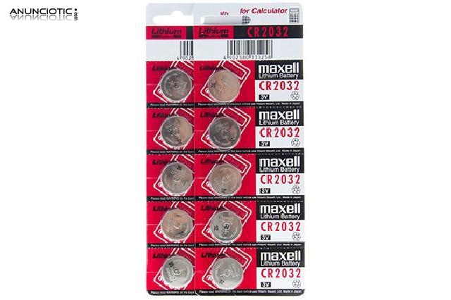 Pack 2 bl&Iacute;sters de pilas 10 uds cr2032