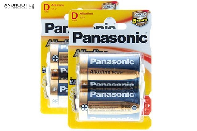 Pack 2 bl&Iacute;sters de pilas  4 uds lr20