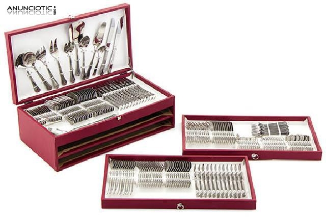 Cuberter&iacute;a malet&iacute;n rojo 12 servicios