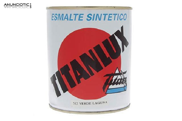 Esmalte sint&eacute;tico titanlux verde 512