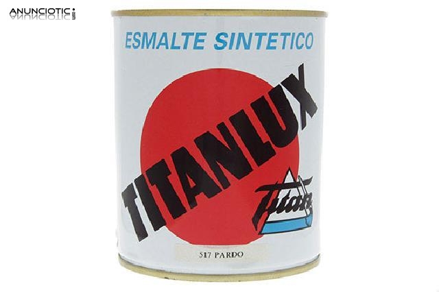 Esmalte sint&eacute;tico titanlux pardo 517