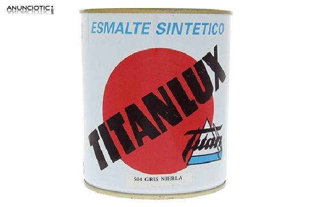 Esmalte sint&eacute;tico titanlux gris 504