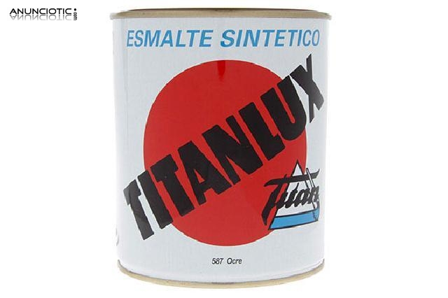 Esmalte sint&eacute;tico titanlux ocre 587