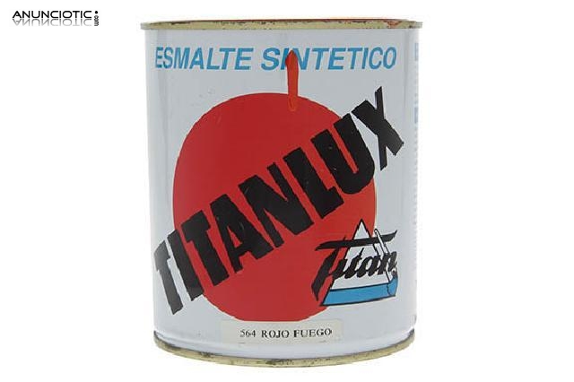 Esmalte sint&eacute;tico titanlux rojo 564