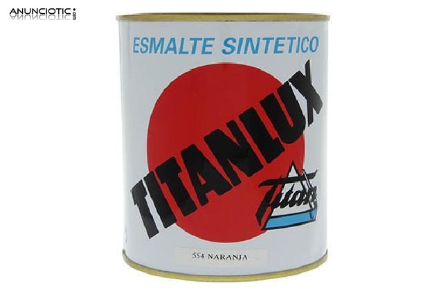 Esmalte sint&eacute;tico titanlux naranja 554