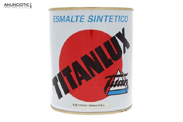 Esmalte sint&eacute;tico titanlux verde 516
