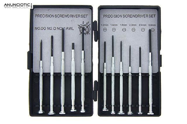 Destornilladores de precisi&oacute;n 11 piezas