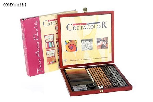Set creativo l&aacute;pices creta-color art set creativo