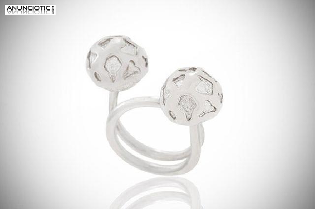 Anillo doble esfera gaud&iacute;
