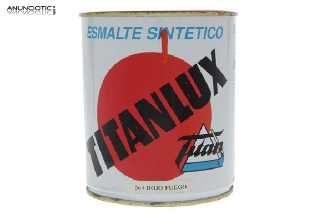 Esmalte sint&eacute;tico titanlux rojo 564