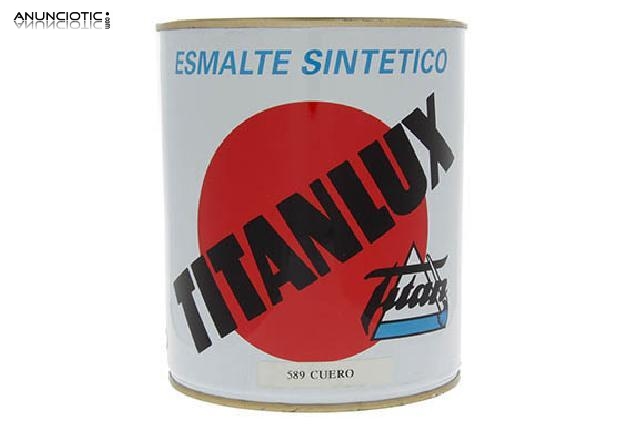 Esmalte sint&eacute;tico titanlux cuero 589