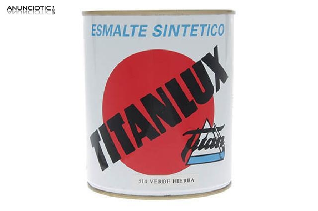 Esmalte sint&eacute;tico titanlux verde 514