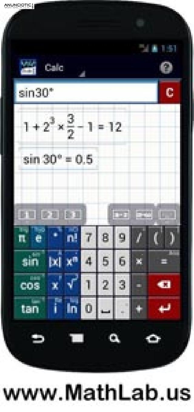 &iexcl;La mejor calculadora cient&iacute;fica gr&aacute;fica para el estudiante!