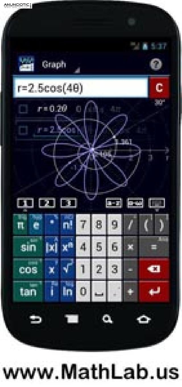 &iexcl;La mejor calculadora cient&iacute;fica gr&aacute;fica para el estudiante!