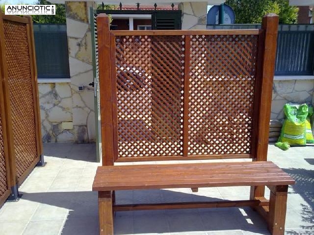 Celos&iacute;a de madera para exteriores