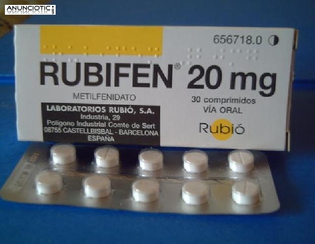 Rubifen 20mg (Sibutramina Meridia) 30 C&aacute;psulas
