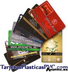  Tarjetas Plasticas PVC tipo tarjeta bancaria, segun norma CR80.