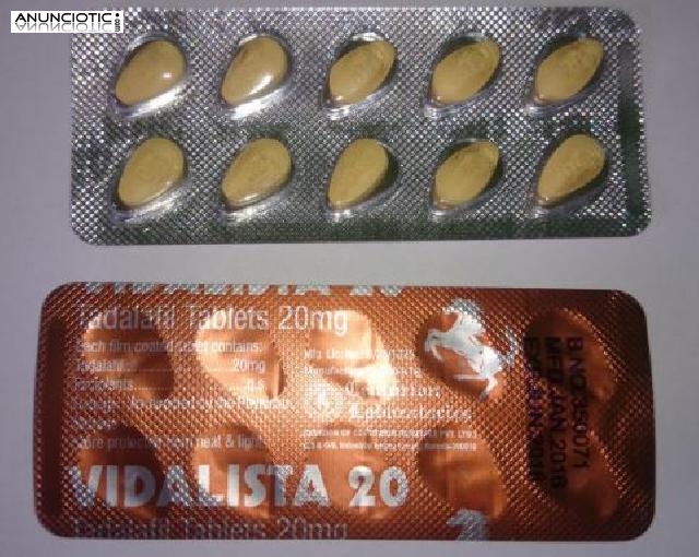 Cialis gen&eacute;rico-Taladafil 20 mgs. entrega en mano