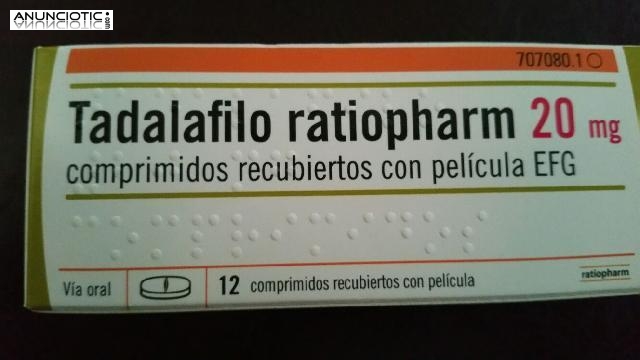 Viagra y Cialis Originales y Gen&eacute;ricos de Farmacia en Madrid en mano 
