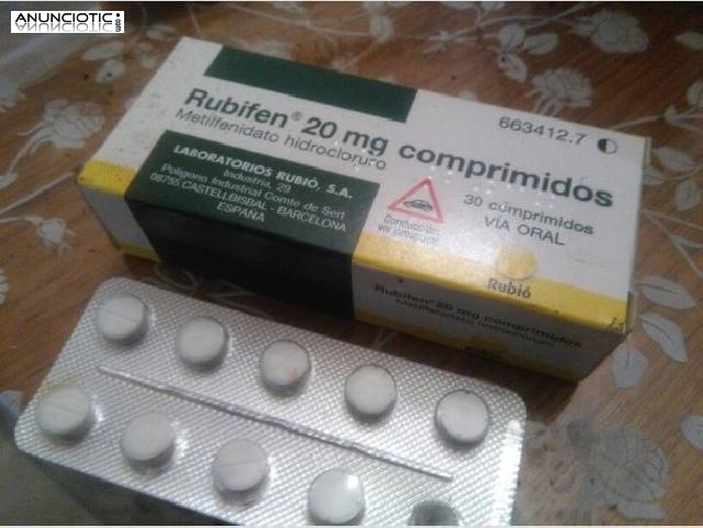 Rubifen 20mg (Sibutramina Meridia) 30 C&aacute;psulas