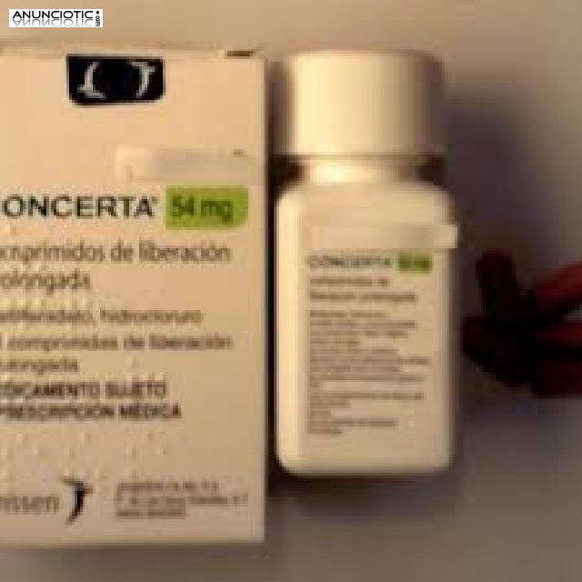 comprar Concerta 54 mg. Env&iacute;os Espa&ntilde;a