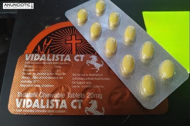 Cialis gen&eacute;rico 20mg en Madrid Blister x10 Tadalafil