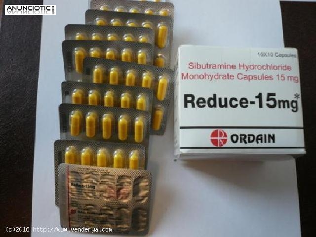 Reduce 15 mg (Sibutramina Meridia) 30 c&aacute;psulas