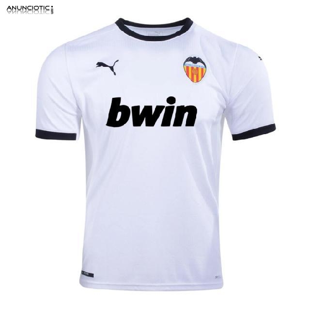 camisetas de f&uacute;tbol Valencia baratas 2020-2021