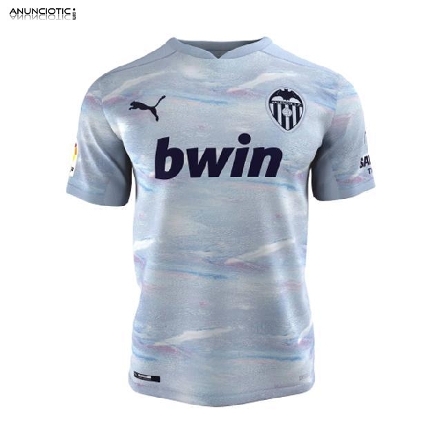 camisetas de f&uacute;tbol Valencia baratas 2020-2021