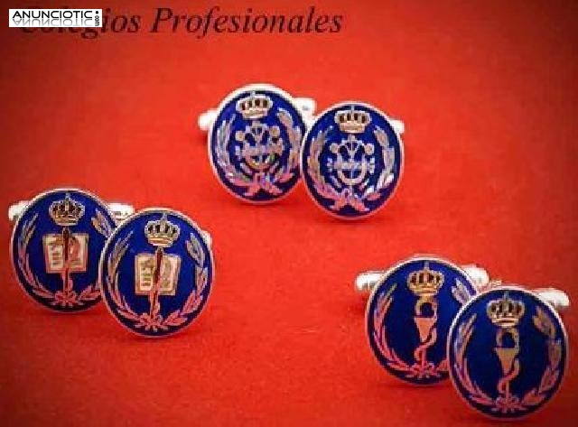 GEMELOS CARRERAS Y OFICIOS EN ORO &oacute; PLATA