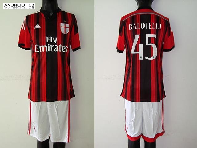 s&oacute;lo � 16 para camiseta de f&uacute;tbol de adidas 14-15 