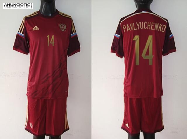 s&oacute;lo � 16 para camiseta de f&uacute;tbol de adidas 14-15 