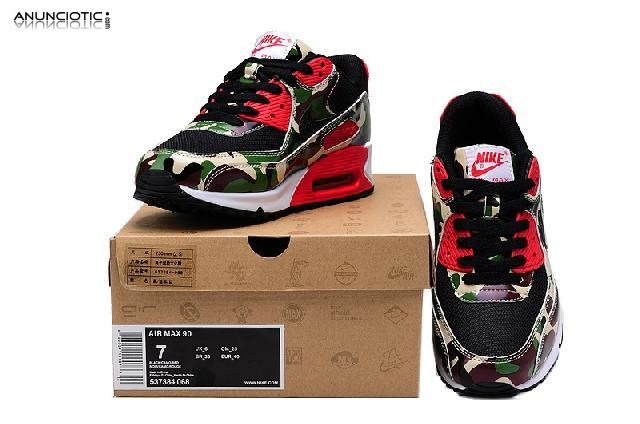  S&oacute;lo � 38 p&aacute;rr Nike AF1.nike shox R1 R2 R3 R4 Zapatos 