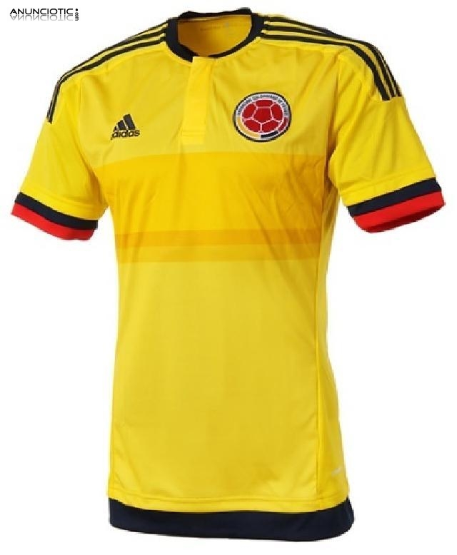   2015-2016 Columbia 1&ordf; equipaci&oacute;n tailandesa camiseta de f&uacute;tbol