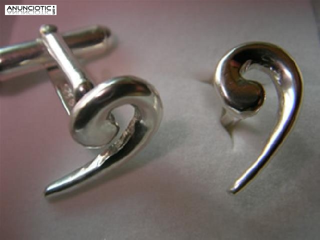 PUA,GUITARRA,NOTA MUSICAL EN ORO &oacute; PLATA