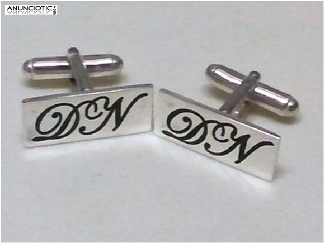 GEMELOS PERSONALIZADOS EN ORO &oacute; PLATA