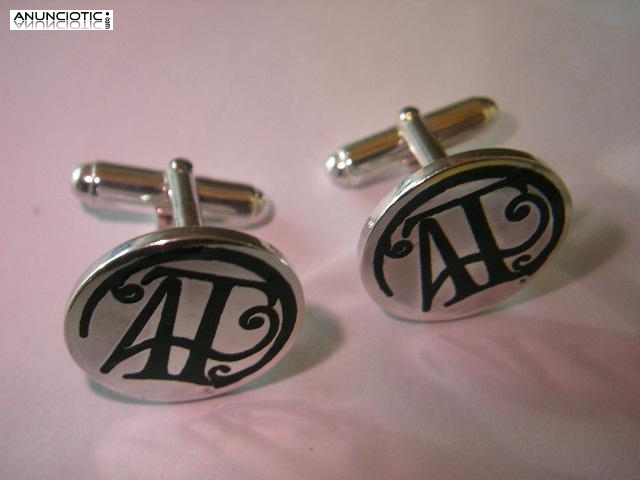 GEMELOS PERSONALIZADOS EN ORO &oacute; PLATA