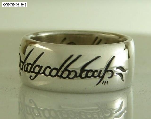 ALIANZAS SE&Ntilde;OR de los ANILLOS en oro y plata